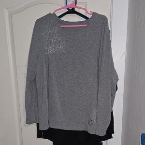 Liz Claiborne Heather Gray Top